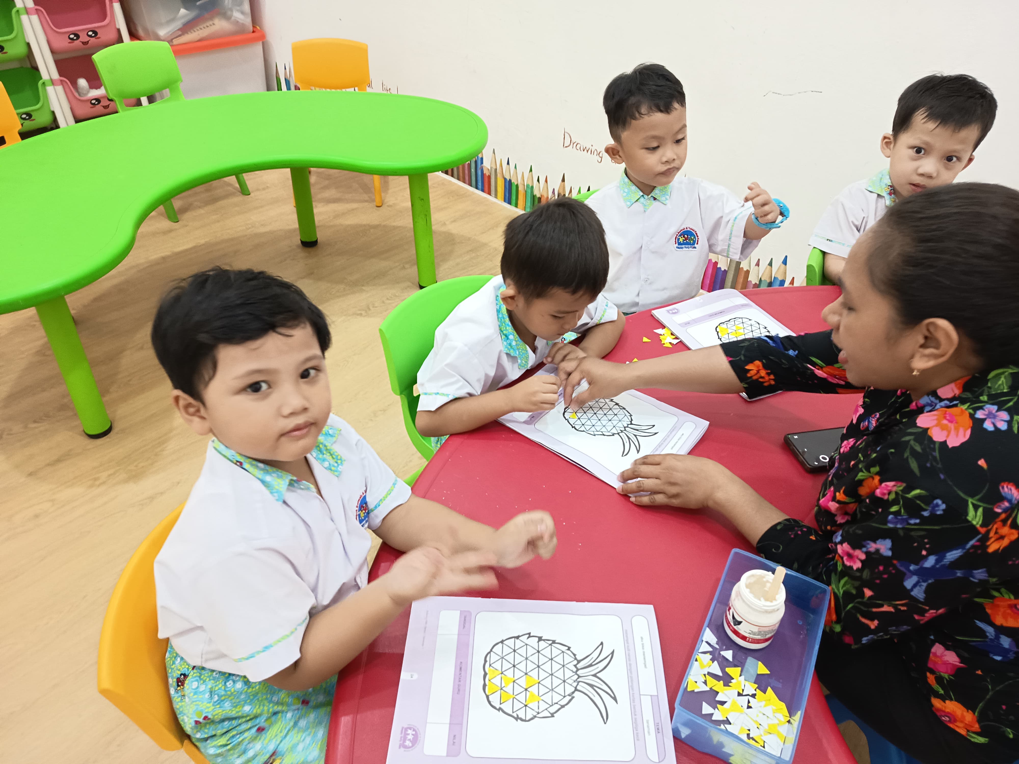 Happy children playing